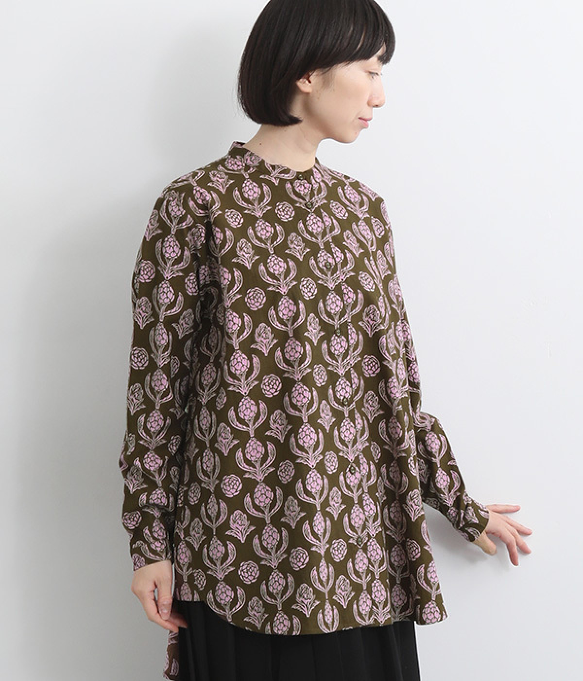 アーティチョーク ブラウス(ブラウン-ONESIZE)