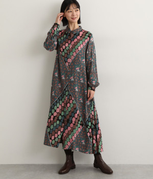 ディアー&ドット ワンピース(ブラウン-ONESIZE)