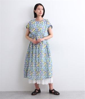 ブロックペアーズワンピース(ブルー-ONESIZE)