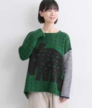 4wayプルオーバー バク(グリーン-F)