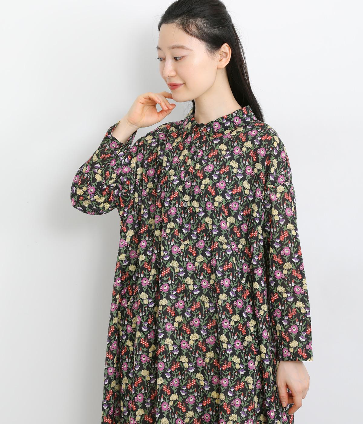 ブルーミンググローブワンピース(ブラック-F)