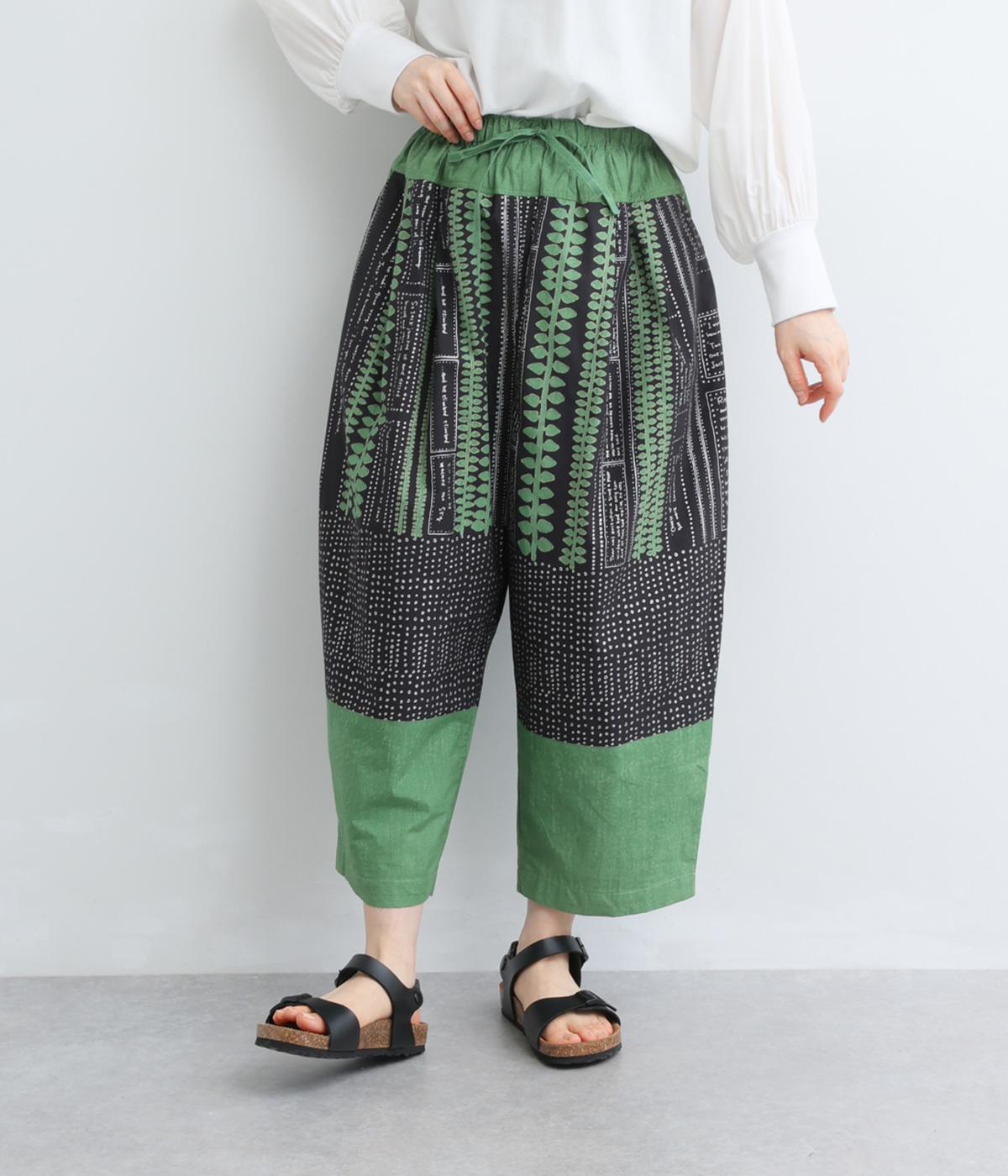 「coco made」さんコラボ　コットンジャックパンツ(ブラック-F)