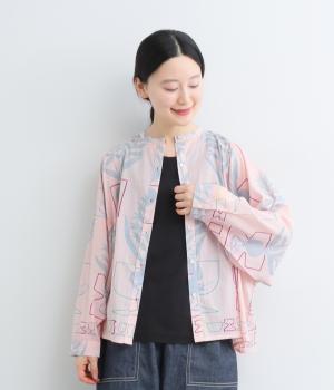 コットンボイルヒヤシンスブラウス(ピンク-F)