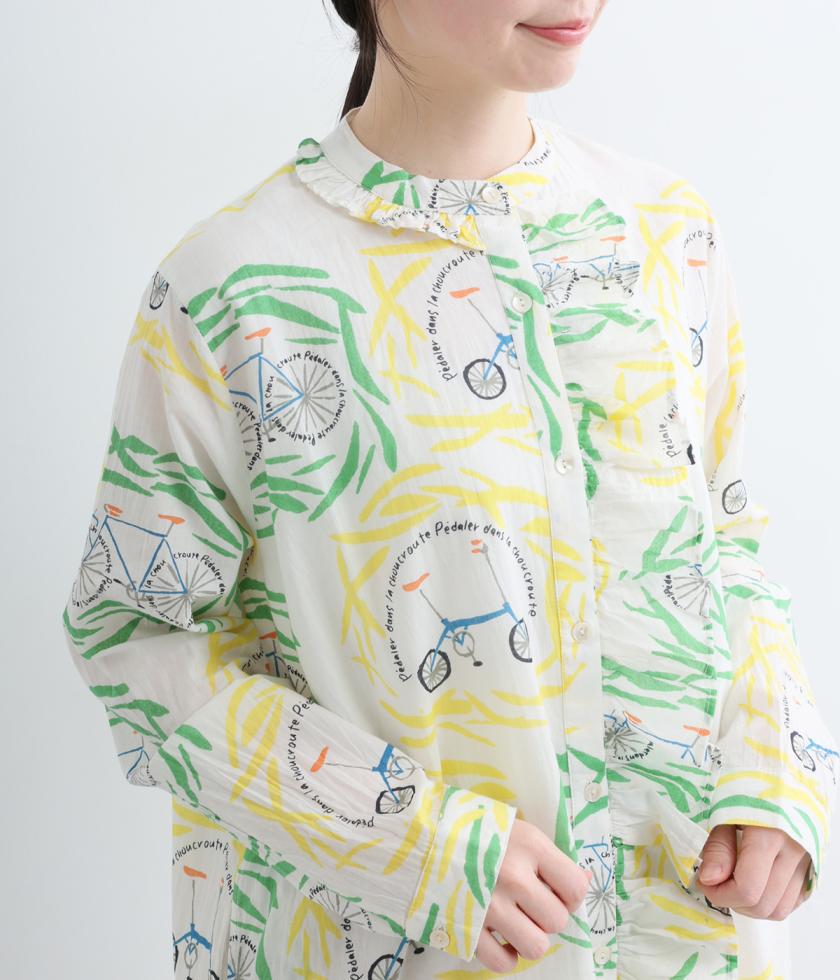 コットンボイルザワークラウトワンピース