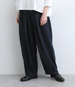 ヘムデザインコクーンシルエットデニム(ワンウォッシュ-M)