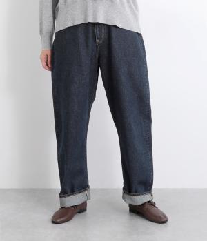 ワイドストレートデニム(ワンウォッシュ-M)