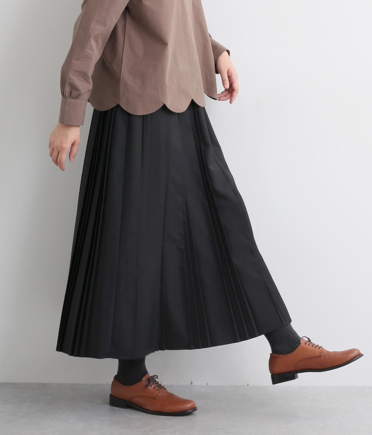 親子プリーツスカート(ブラック-M)