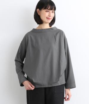 ヘムタックデザイントップス(チャコール-M)