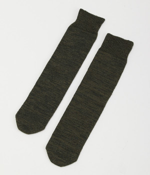 お手軽冷えとり靴下かかとなし(オリーブ-ONESIZE)