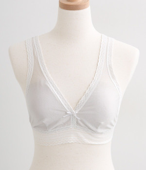 淡雪　シルクソフトブラ(ライトグレー-L)