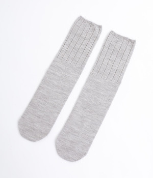 冷えとり靴下 ウールカバーソックス〈すっきりタイプ〉(かすみ-ONESIZE)