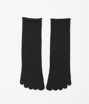 シルク&ウール パイル5本指靴下(夜-ONESIZE)