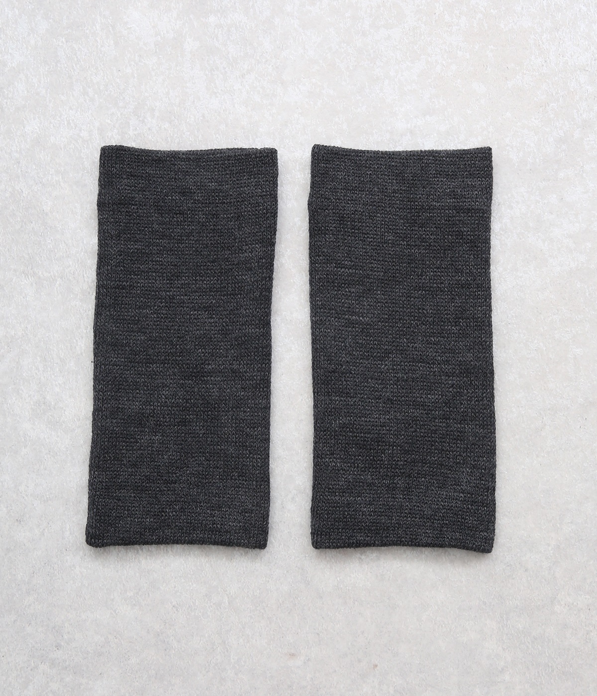 レッグウォーマー薄手ショート丈(チャコール-ONESIZE)