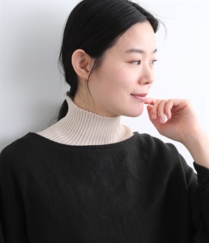 シルク100%ネックカバー(キナリ-ONESIZE)