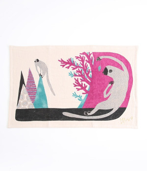 MiW　ティータオル(サル　好奇心-ONESIZE)