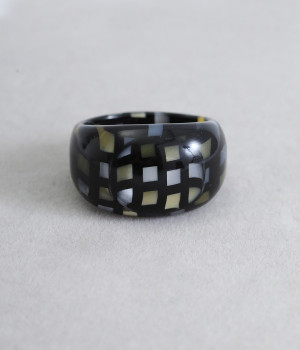 ラウンドリング　クラシックカラー(ブラックラデン-15)