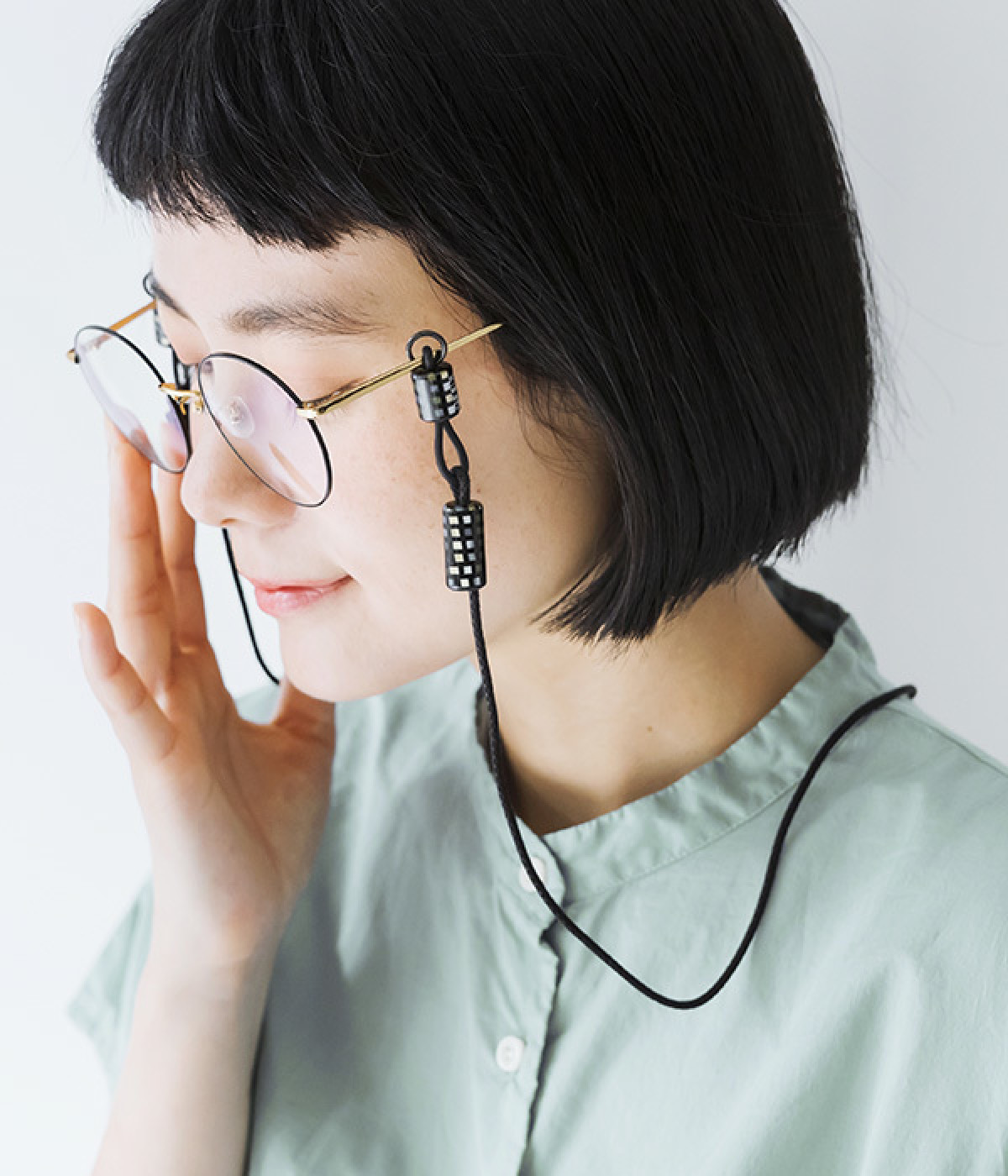 グラス＆マスクコード(ブラックラデン-ONESIZE)