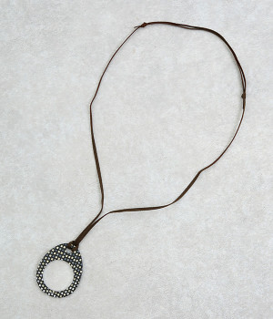 ペンダントルーペ　エッグ(ブラックラデン-ONESIZE)