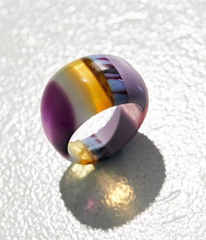 ラウンドリング　25SSカラー(パープル-15)