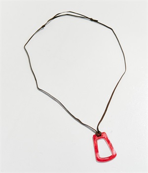 ペンダントルーペ　台形型(レッド-ONESIZE)