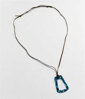 ペンダントルーペ　台形型(ブルーグリーン-ONESIZE)