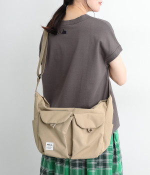 Kay　デイリーショルダーバッグ(フォグカーキ-ONESIZE)