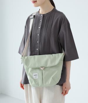 KASEN　撥水加工オールデイショルダーバッグ(ミントグリーン-F)