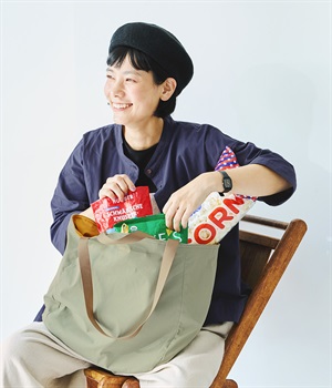 Jake　ダブルサイド2wayトート(パステルグリーン/デイジーイエロー-ONESIZE)