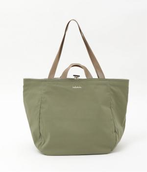 Jake　ダブルサイド2wayトート(ブライトオリーブ/リネン-F)