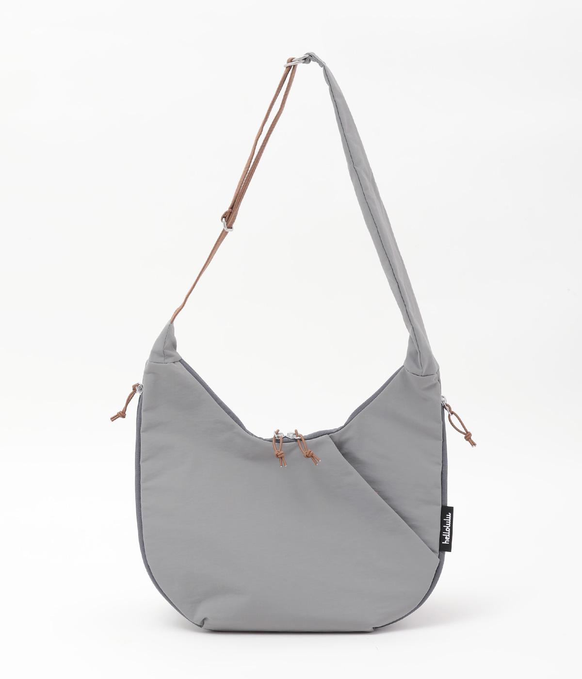 ZION　エクスパンダブルホーボーバッグ(パールグレー-F)