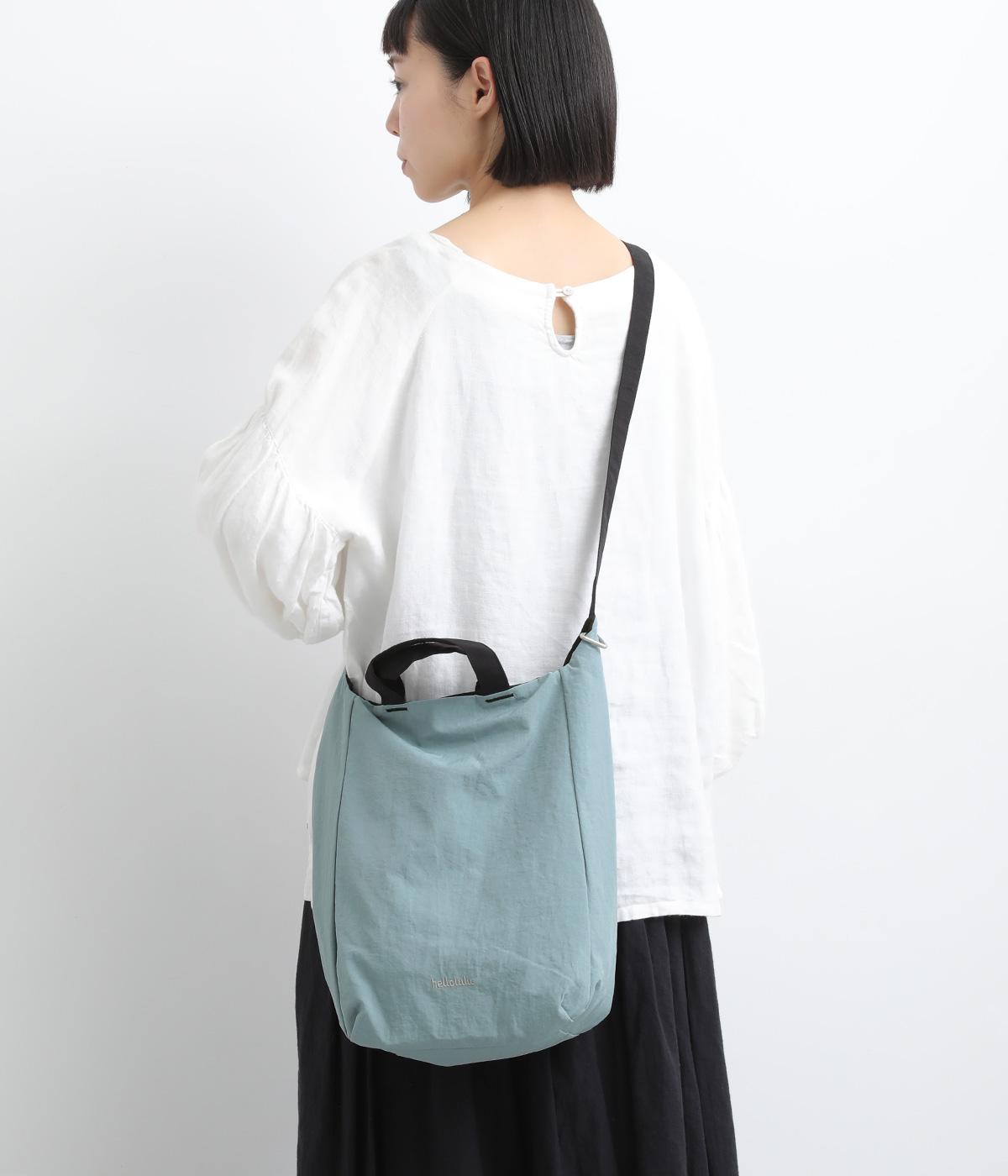 Noel リバーシブル2wayショルダーバッグ　7L(SOFT BLUE/ STANDARD BLACK-F)