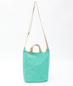 Noel リバーシブル2wayショルダーバッグ　7L(EMERALD GREEN/ BLEACHED SAND-F)