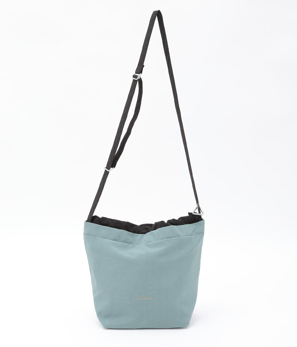 Noor　リバーシブルショルダーバッグ　5L(SOFT BLUE/ STANDARD BLACK-F)