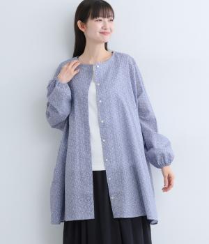 リバティイーストバルーンローンペッパーダブルフェイスチュニック