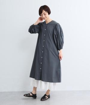 60sキャンブリックエンブロイダリースモッキングワンピースドレス