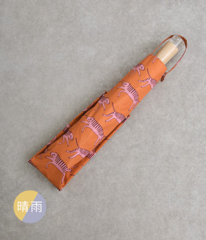 晴雨兼用　北欧柄　2段折りたたみ傘