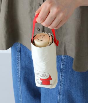 ピーナッツ　晴雨兼用傘2　コンパクト　50cm(スヌーピー/ホワイト・ハウス-F)