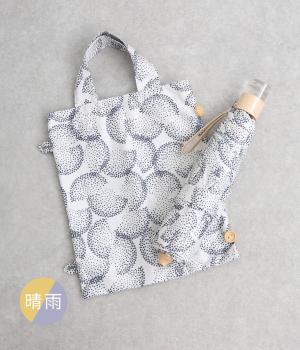 晴雨兼用日傘　折りたたみ傘(ドット-F)