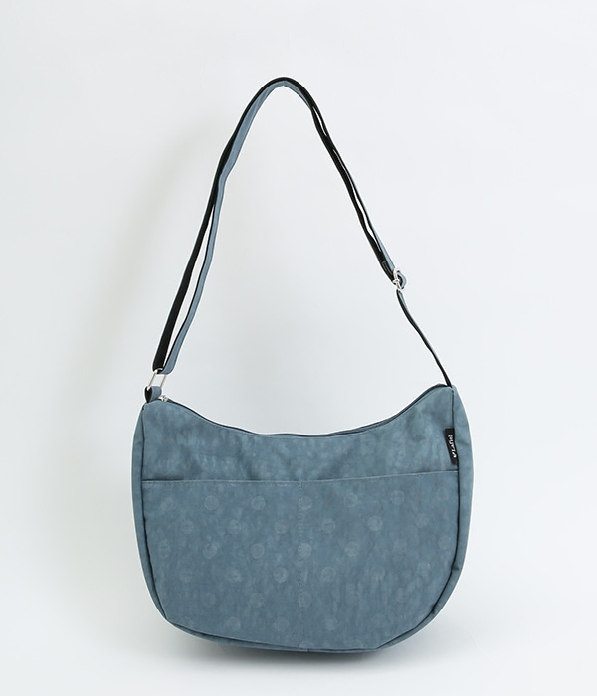 ドットプリント　ショルダーバッグ　L(ブルー-ONESIZE)