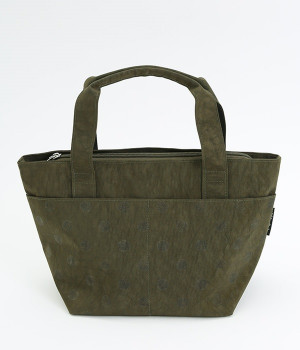 ドットプリント　トートバッグ(カーキ-ONESIZE)