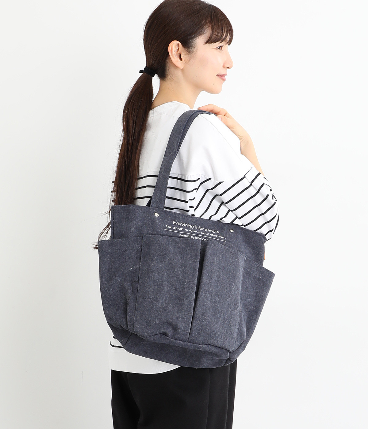 アソートメント　帆布　トートバッグ(コン-ONESIZE)