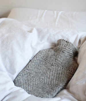 ラプアンカンクリ　湯たんぽ　MARIA(グレー×ホワイト-ONESIZE)