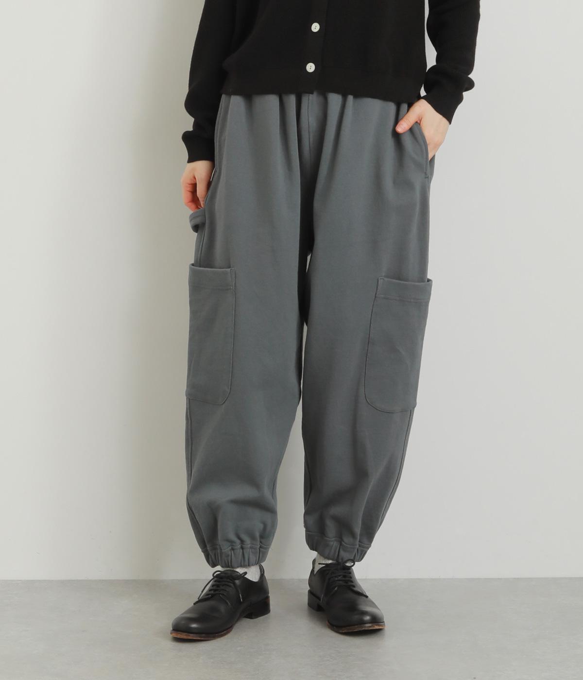 度詰めミニ裏毛　ペインターパンツ(ダークグレー-F)