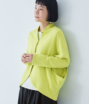 接結スーピマコットンカーディガン