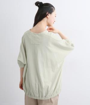 コットン天竺　バックゴムTシャツ