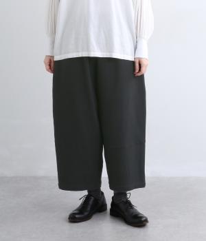 コットンリネンツイルコクーンパンツ