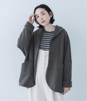 裏毛ショールカラーカーディガン（チャコール・F）