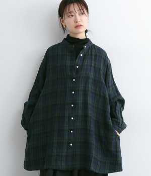 チビスタンド襟チュニック