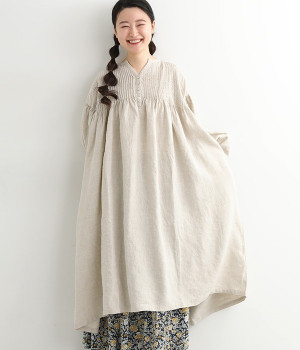 一部別注｜ピンタックワンピース(キナリ-ONESIZE)