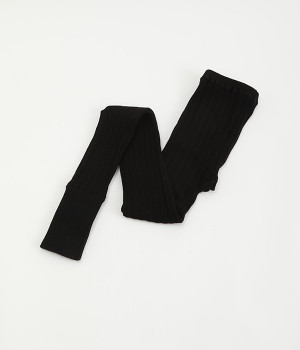 コットンリブレギンス(ブラック-ONESIZE)